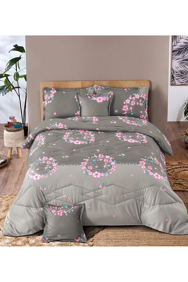 Generic-Comforter Set King Size 6 Pieces Comforter Set Twin Unisex Bedding Set 1
