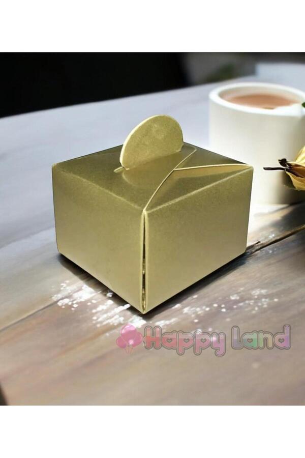 Happyland-Metallic Gold Turkish Delight Cup 25 Pieces Party Promise Engagement Turkish Delight Cup 1