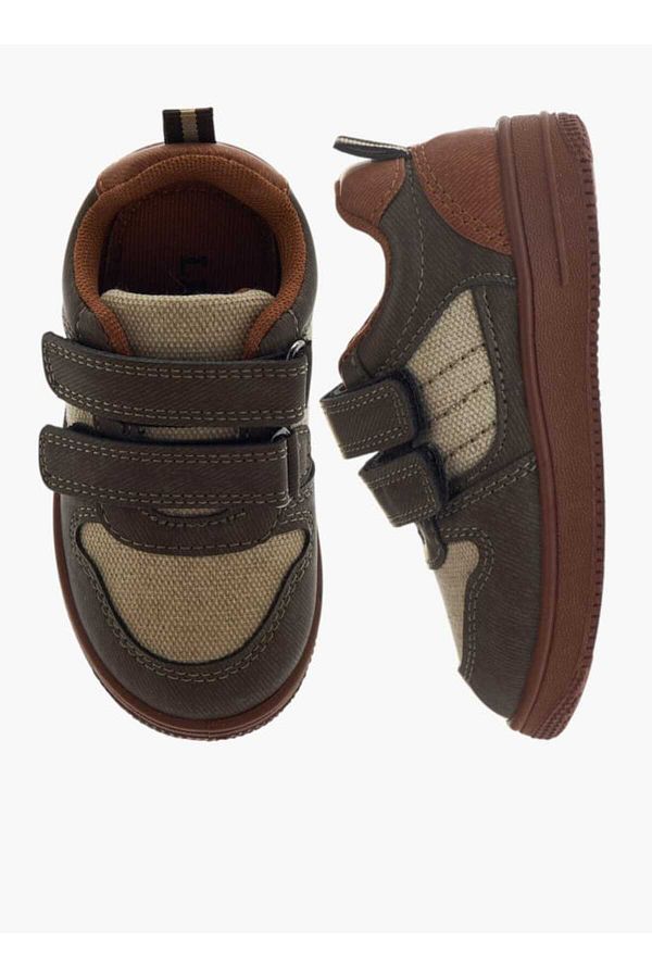 LBL by Shoexpress-Panelled Sneakers with Hook and Loop Closure 1