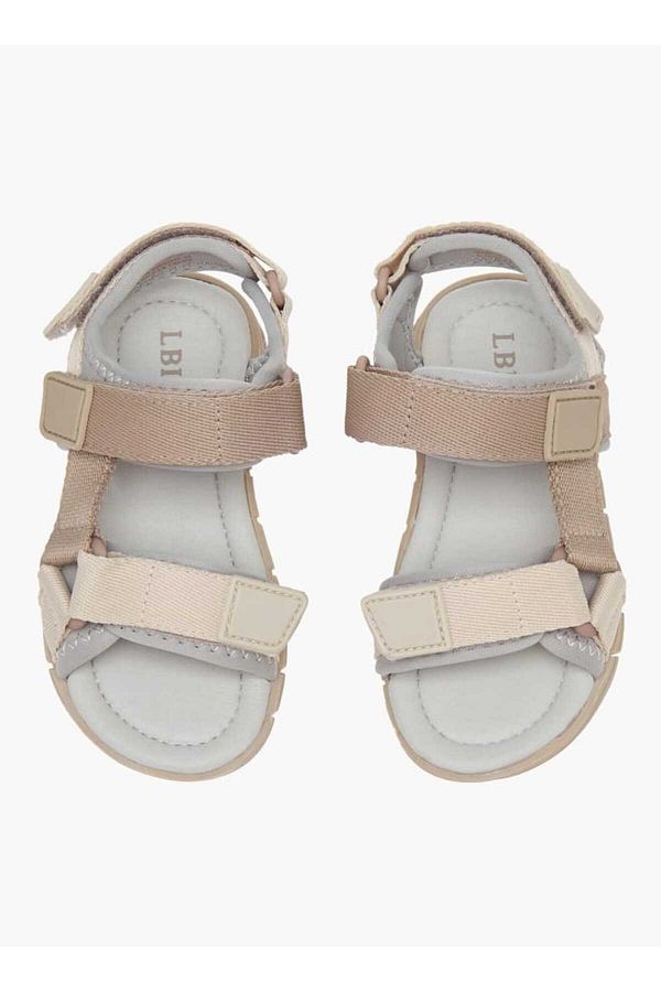 LBL by Shoexpress-Colourblock Sandals with Hook and Loop Closure 1