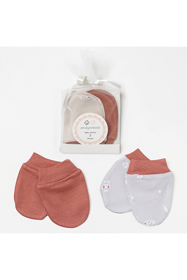 Andy Wawa Gloves Basic 2'li Bebek Eldiveni Ac24448