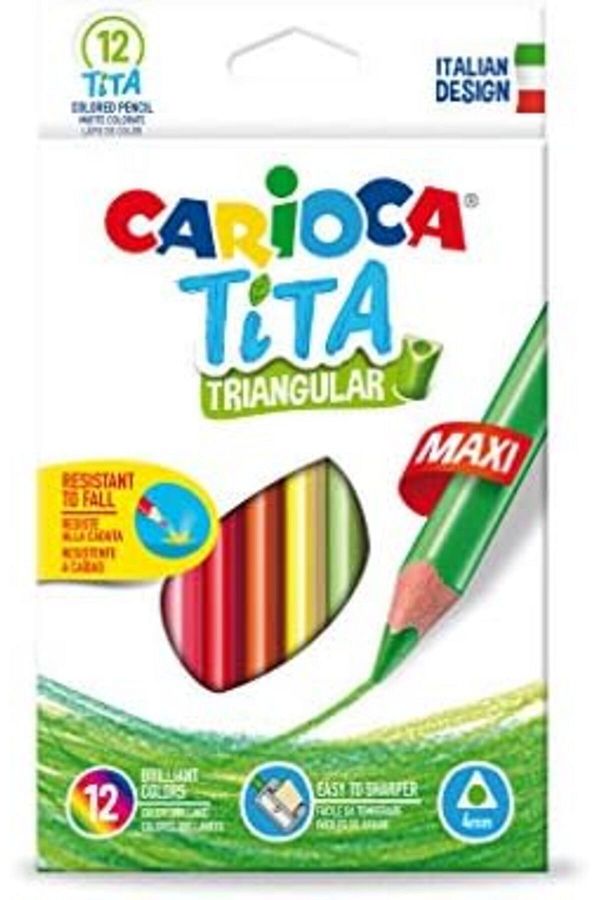 STOREMAX-Vegashop 12 Li Dry Paint Triangle Tita Maxi Pen Model: 1032927 1