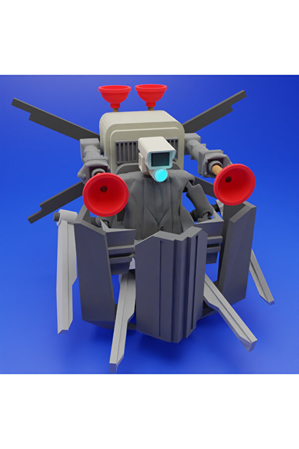 Suelo Butik Skibidi Toilet Destroyer Kameraman Oyuncak Figürü Şibili Tuvalet Yokedici Adam