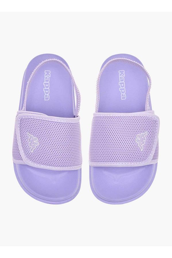 Kappa-Girls' Textured Slides with Elastic Strap 1