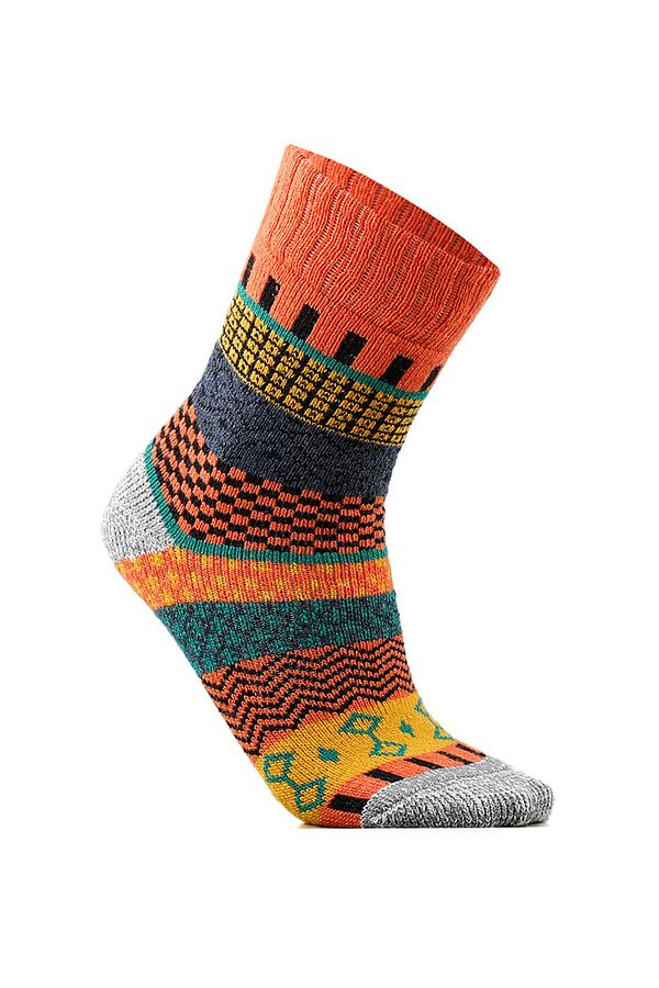 Techsport-Colorful Single Wool Socks - Soft and Warm Daily Use 1