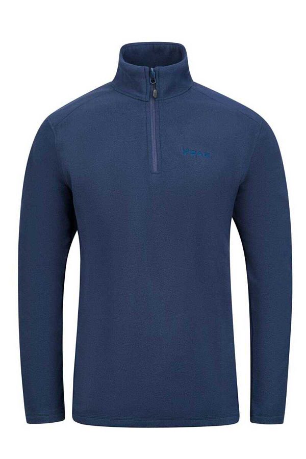 2AS-Cedric Men's Half Zipper Thin Fleece Sweatshirt 1