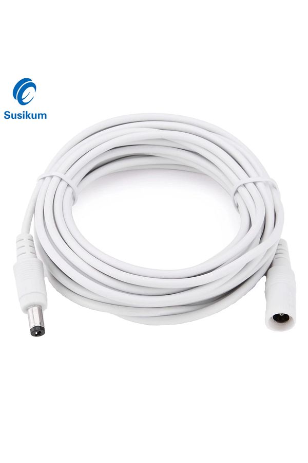 Choice-3m White Dc 12v Power Adapter Extension Cable 3m/5m/10m/15m/20m/30m Dc Male Female Connector Power E 1