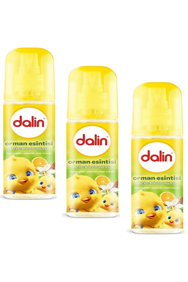 Dalin Orman Esintisi Bebek Kolonyası 100 ml 3 Adet