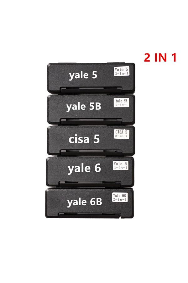 Choice-Yale 5 New Lishi 2 In 1 Style Cisa-5 Yale-5 Yale 5b Yale-6 Yale 6b Tool For Instacode Database Cisa 1