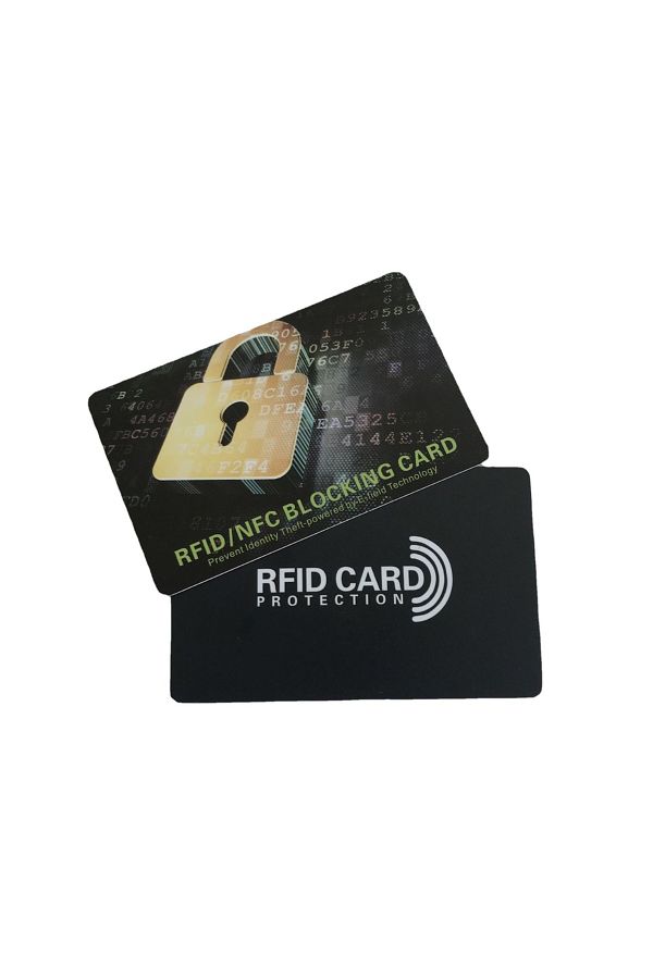 Choice-2pc 1pc Rfid Blocking Cards Contactless Nfc Debit Credit Card Passport Protector Blocker Set Smart A 1