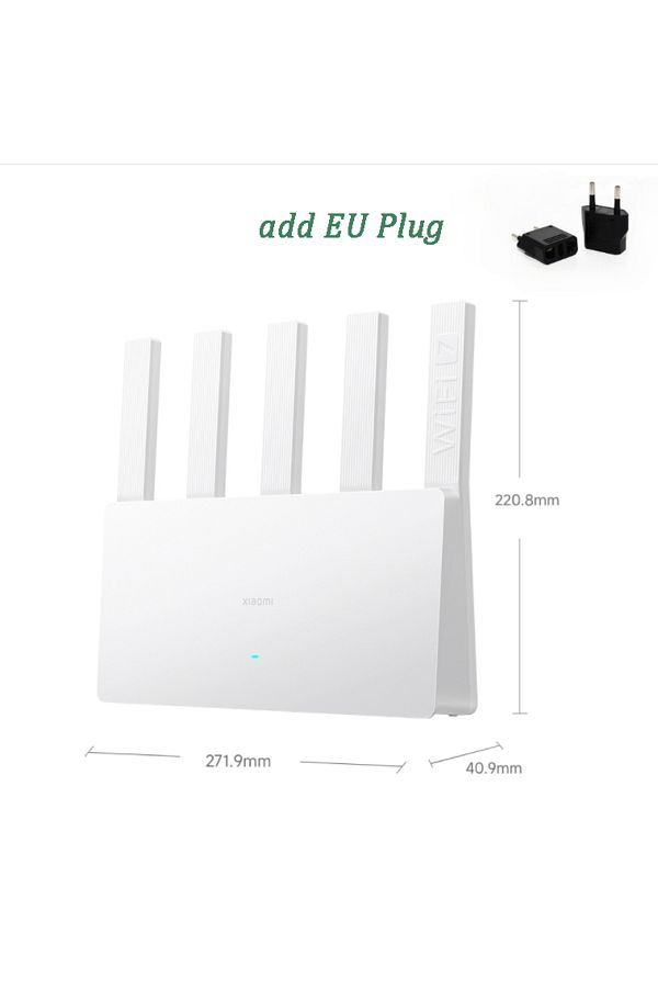 Choice-Add Eu Adapter Xiaomi Router Be5000 Wifi 7 5011mbps 2.4g/2.5ghz Network Port 512mb Memory Dual Broad 1