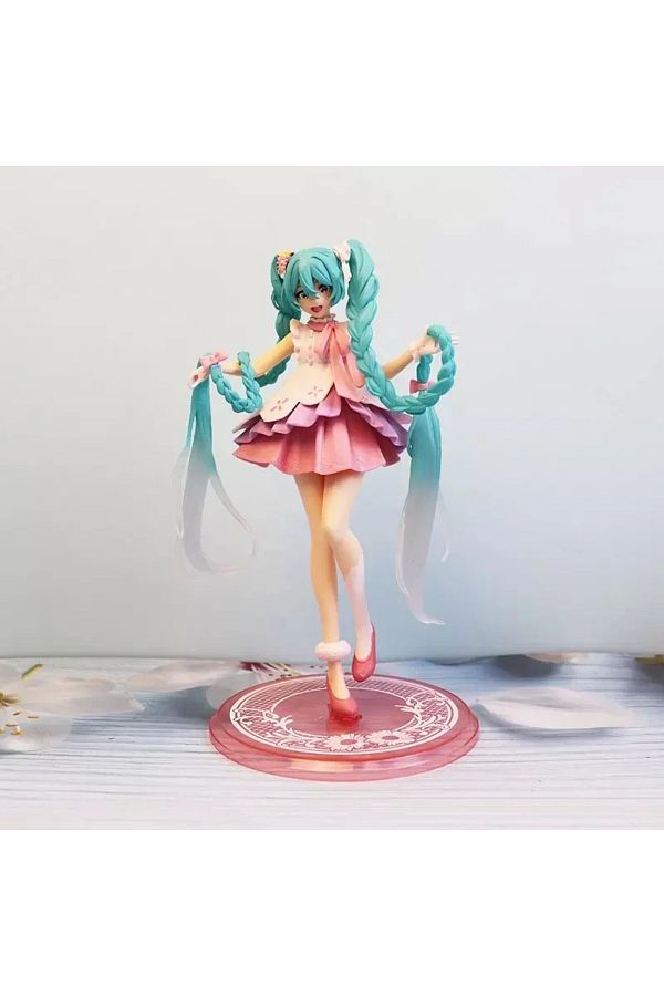 Choice-Anime Figure Collection: Hatsune Miku Statue Figurines and Case Widget 1