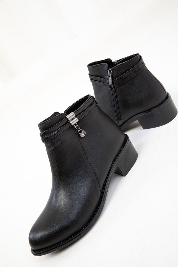 SOHO-Μαύρες γυναικείες μπότες - 20187 Model Bootie 1