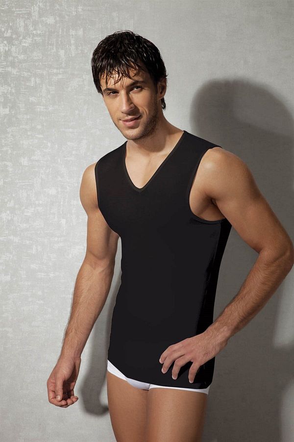 Doreanse-Ανδρικό εσώρουχο Modal V-Neck Zero Sleeve 2210 1