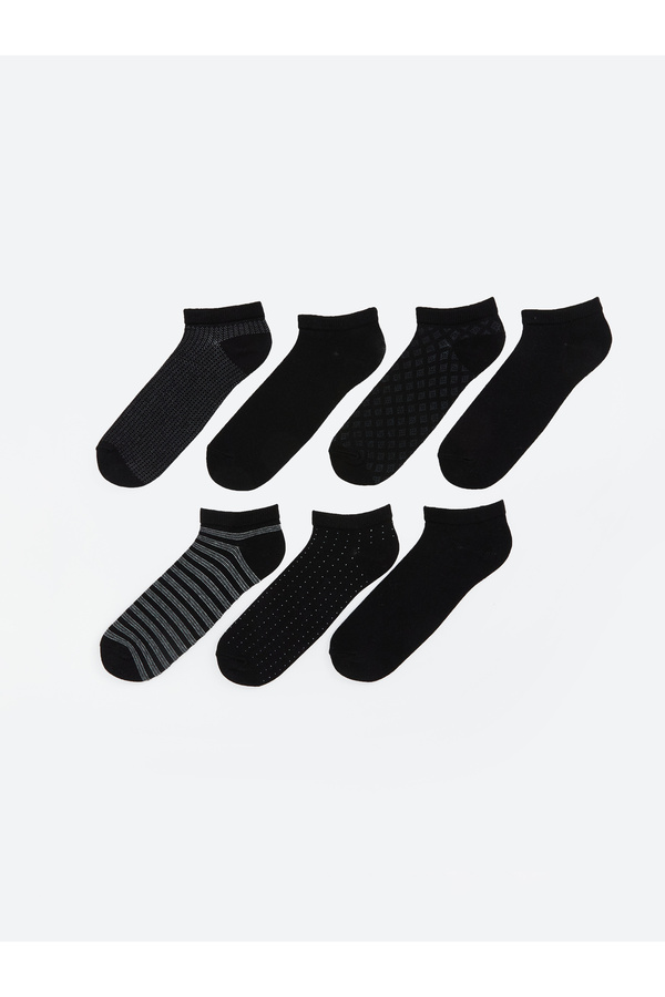 LC Waikiki-Set mit 7 gemusterten Booties-Socken für Herren 1
