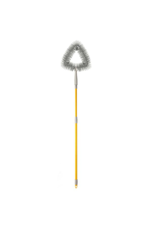 Apex-COBWEB REMOVER SWAB CEILING BRUSH DUSTER WITH TELESCOPIC HANDLE 120CM 1