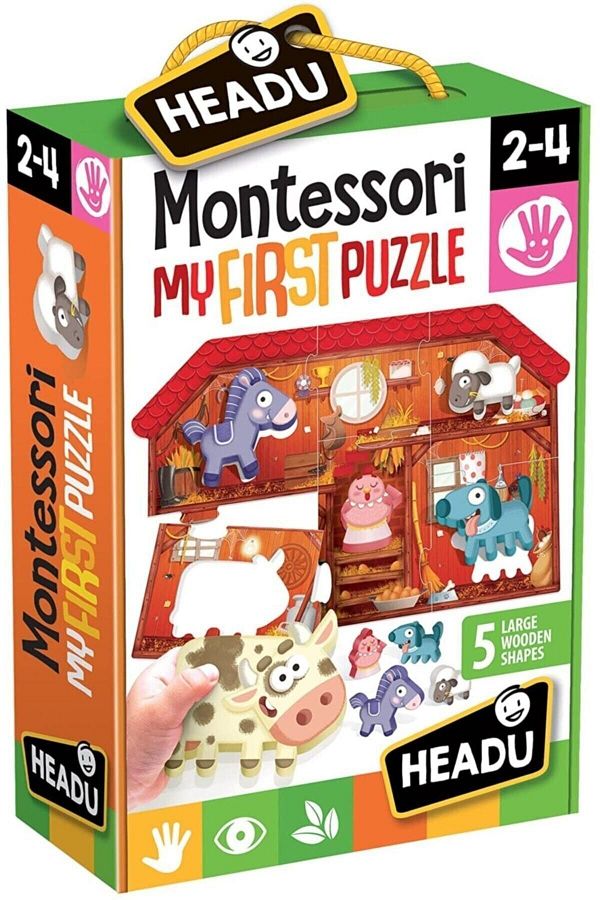 Headu-My First Montessori Farm Puzzle (first Puzzle The Farm) 1