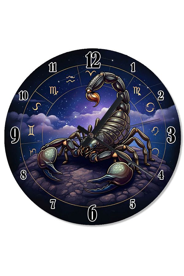 Tablomega-Cosmic Scorpion Trail Flowing Wall Clock 1