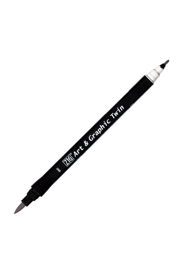 Zig-Twin Tut-80 Brush Tip Marker Slate Gray 082 1