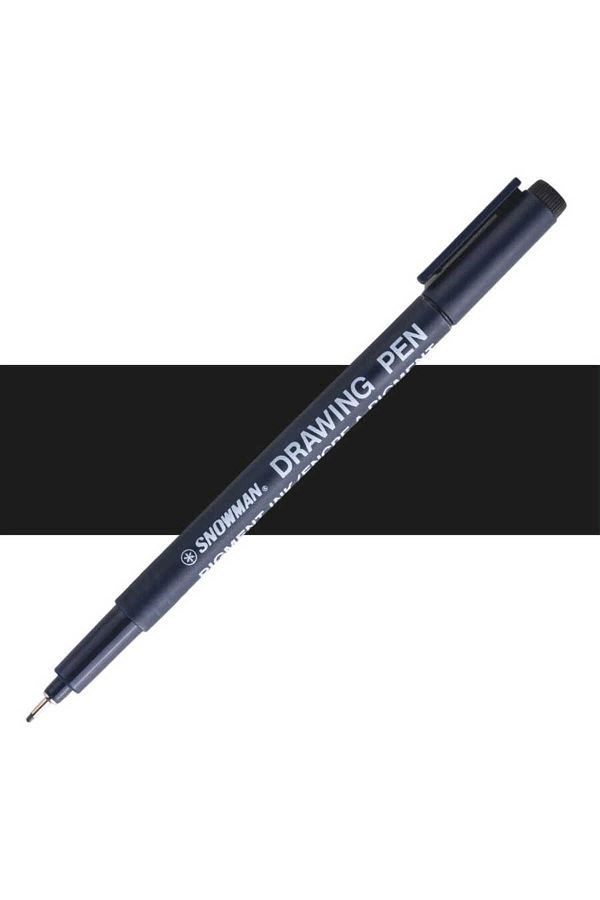 Snowman-Black Technical Drawing Pen - 0.8 1