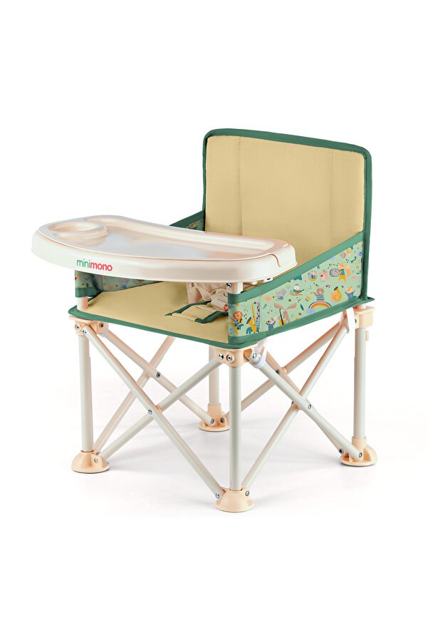 Minimono Plus 0-4 Yaş Portatif Katlanır Yükseltici Mama Sandalyesi Bebek Çocuk Kamp Sandalyesi