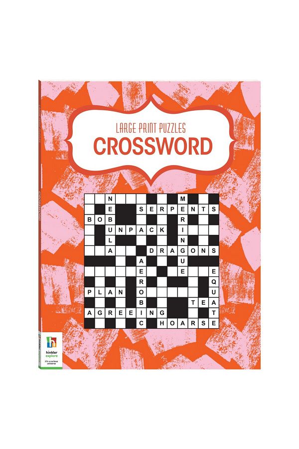 Hinkler-Large Print Puzzles Crosswords 1