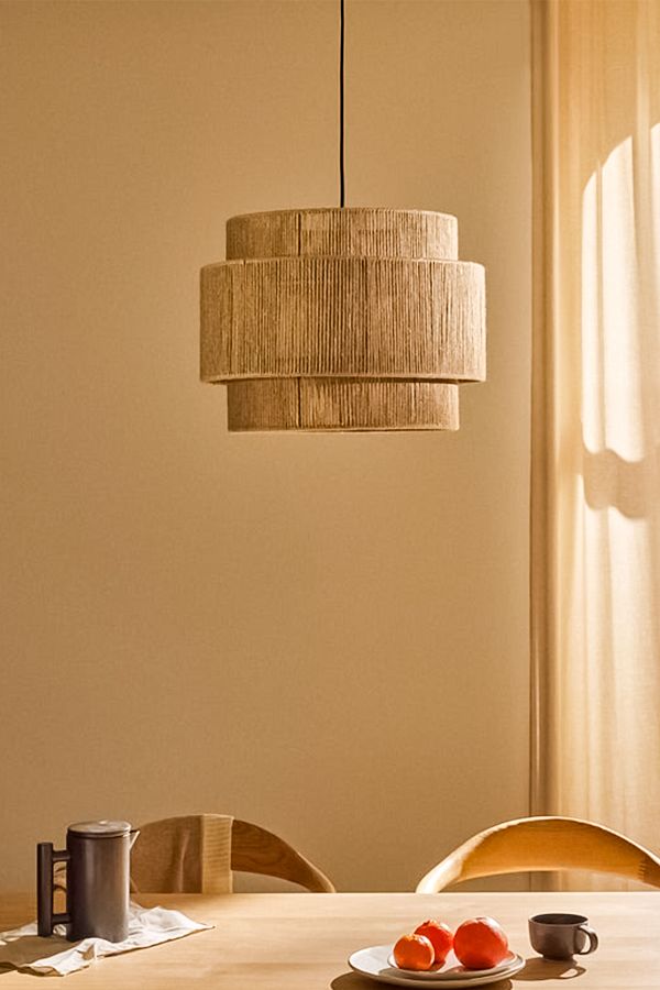 NYLife-Bohemian Rustic Design Layered Wicker Chandelier 1