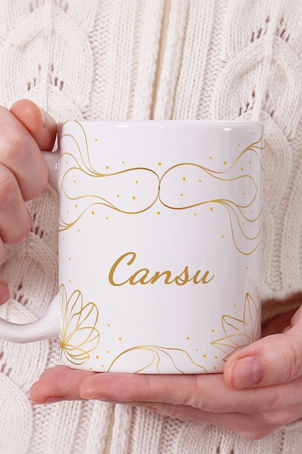 Sionar-Modern Design Mug Named Cansu - Lora-Cansu 1