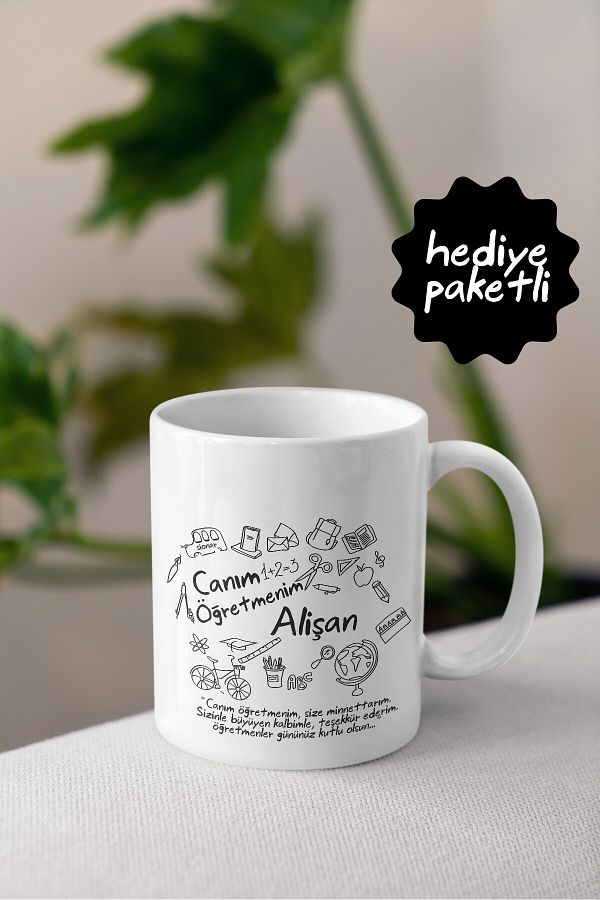 Sionar-Gift Teacher's Day Mug with Name Written - Tch-Engagement 1