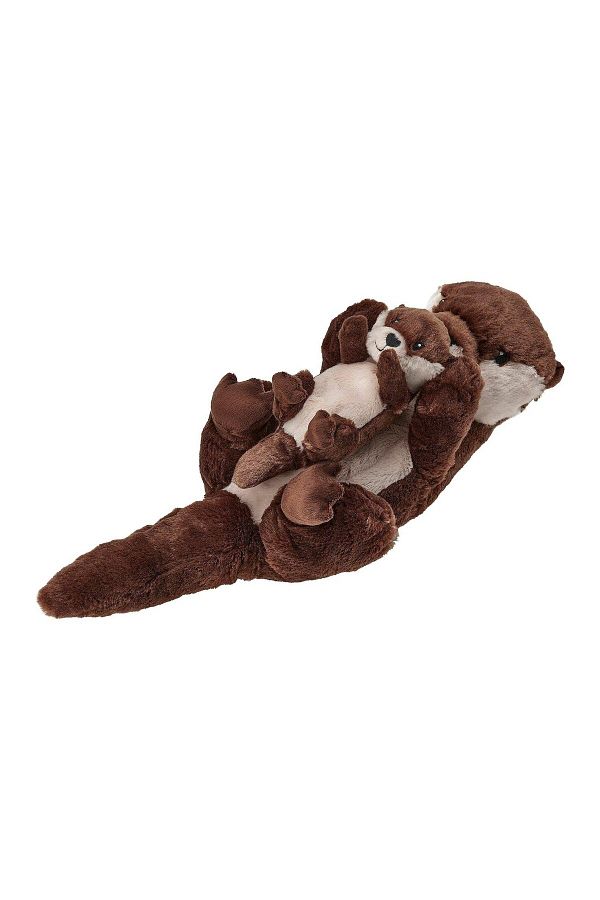 IKEA-Skogsduva Soft Toy 45 cm Set of 2 Otter with Puppy 90576899 1