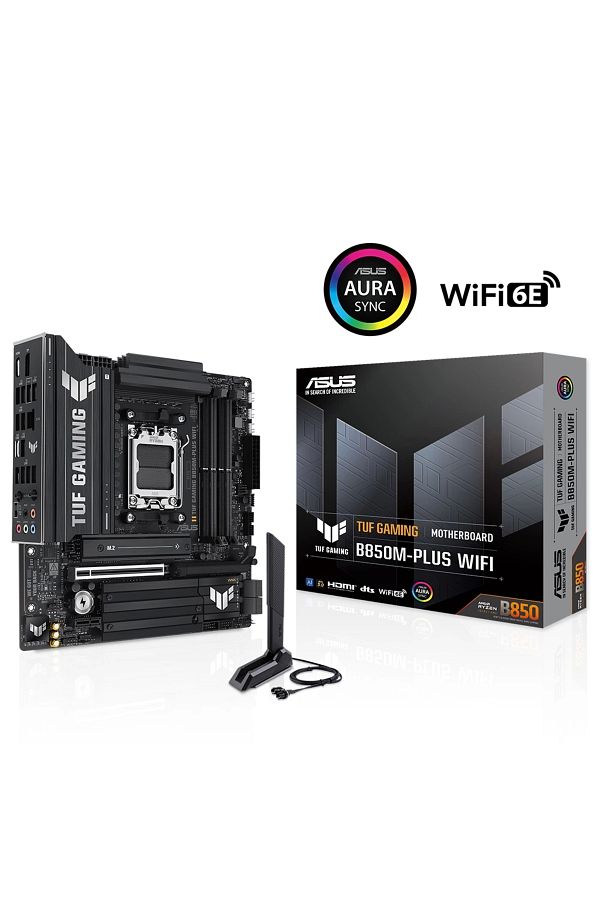 ASUS-Tuf Gaming B850M Plus - Wifi Ddr5 8000Mhz Oc M.2 Am5 Matx Motherboard 1