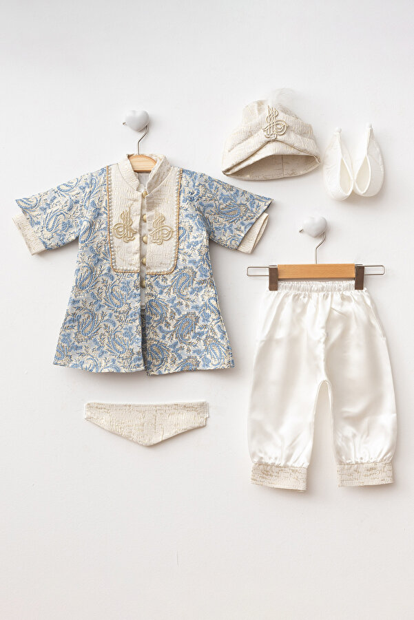 Petite Ponpon Baby Erkek Bebek Şehzade Kıyafeti Erkek Sünnetlik mevlüt takımı