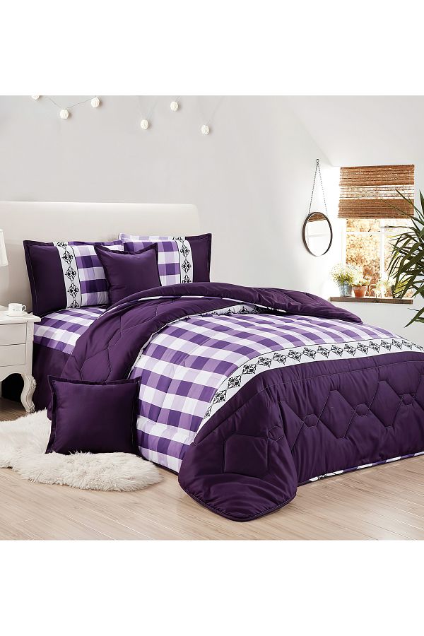Generic-Comforter Set 4 Piece Single Size Elegant Bedspread Lightweight Comforter Suitable for All Seasons 1