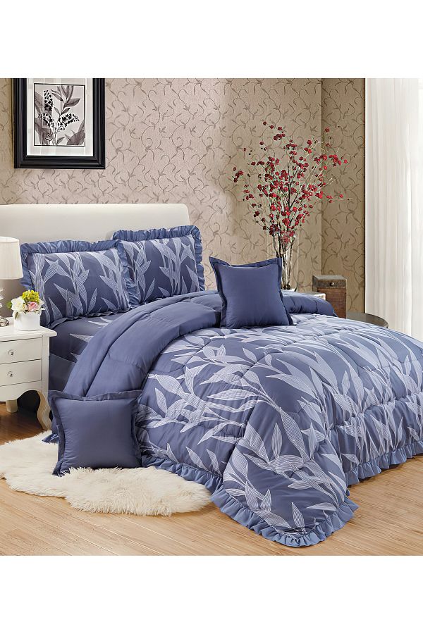 Generic-Comforter Set King Size 6 Pieces Comforter Set Twin Unisex Bedding Set 1