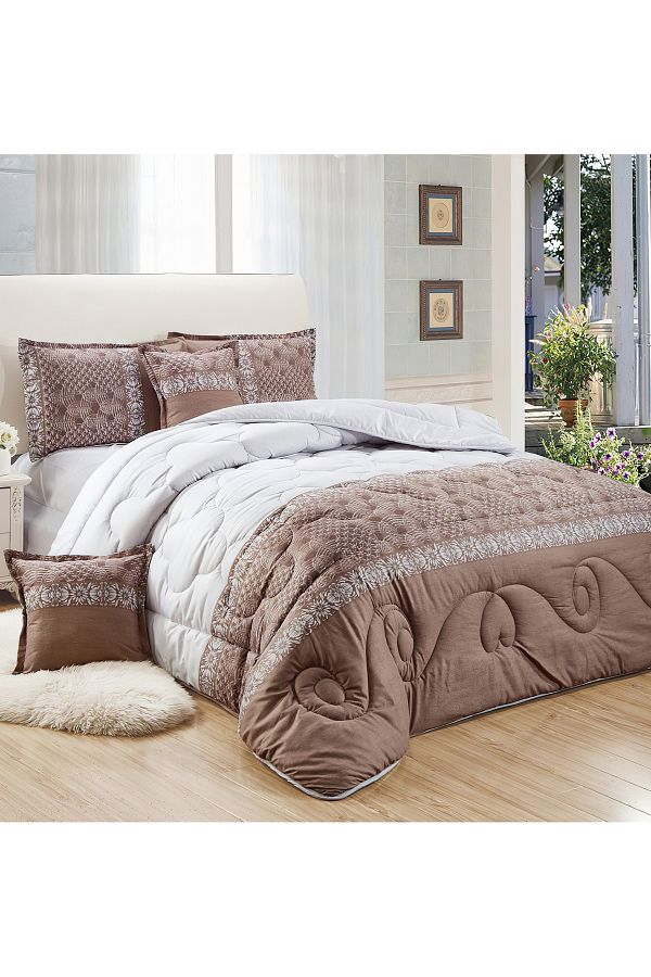 Generic-Comforter Set 4 Piece Single Size Elegant Bedspread Lightweight Comforter Suitable for All Seasons 1