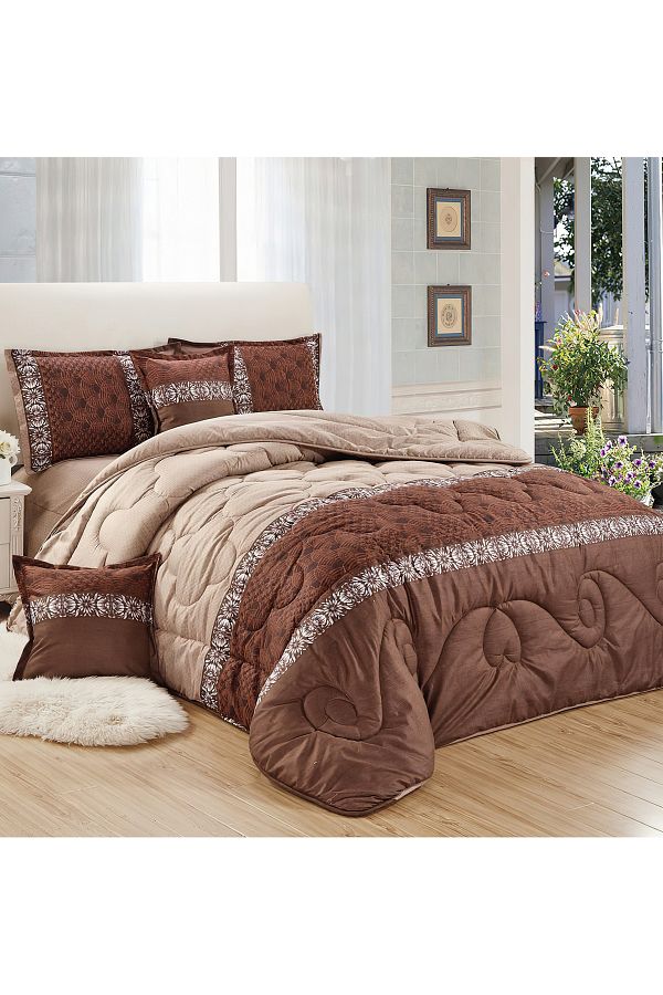 Generic-Comforter Set 4 Piece Single Size Elegant Bedspread Lightweight Comforter Suitable for All Seasons 1