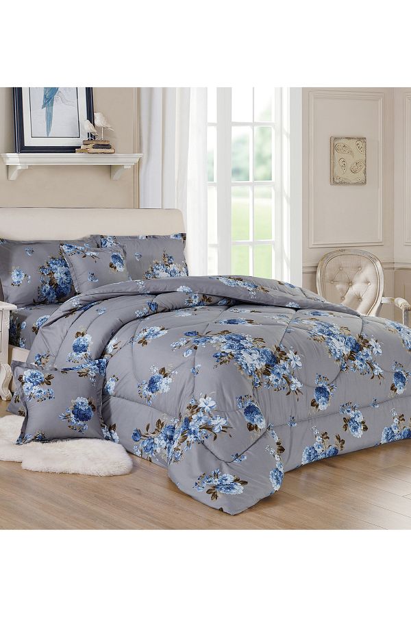 Generic-Comforter Set 4 Piece Single Size Elegant Bedspread Lightweight Comforter Suitable for All Seasons 1