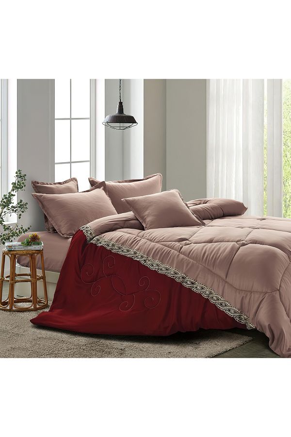 Generic-Comforter Set 4 Piece Single Size Elegant Bedspread Lightweight Comforter Suitable for All Seasons 1