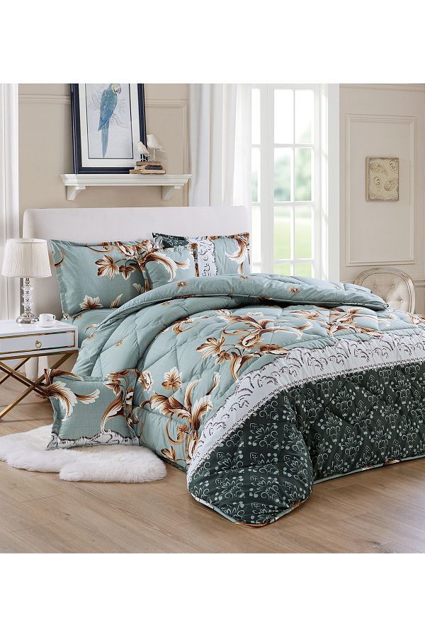 Generic-Comforter Set 4 Piece Single Size Elegant Bedspread Lightweight Comforter Suitable for All Seasons 1