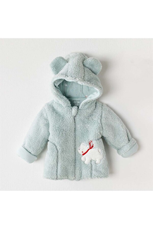 Andy Wawa Ac23087 Bebek Mont Coat Welsoft Little Polar Bear
