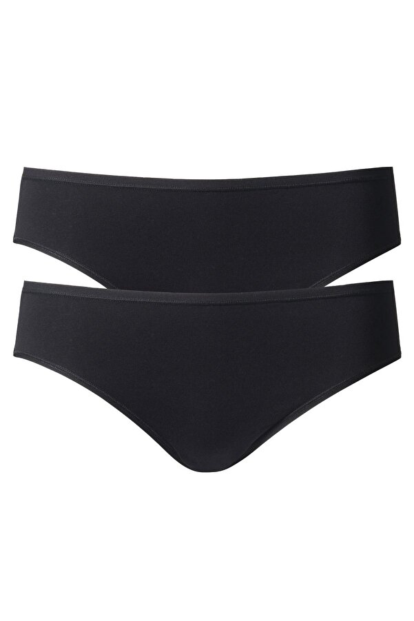 Calida-Damen Slips, 2er Pack - Benefit Women, Jersey, einfarbig 1