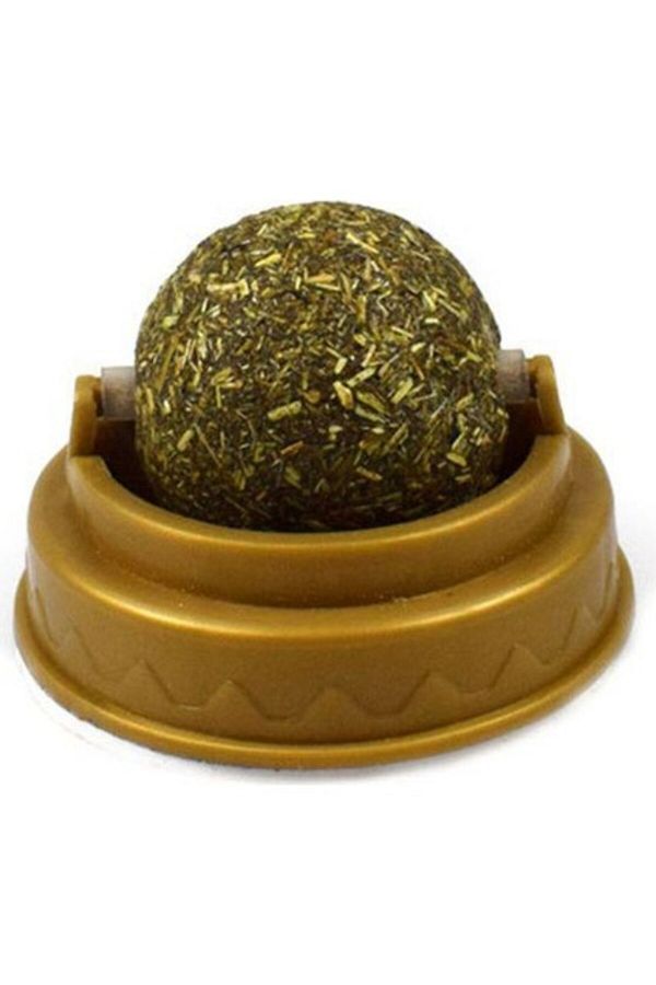 Fitline-Natural Catnip Edible Catnip Herb Play Ball Toy Cat Mint Ball Toy 1