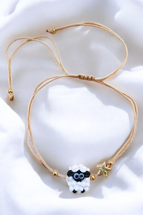 PETEK AKSESUAR-Lamb Handmade Glass Murano Anklet Bracelet 1