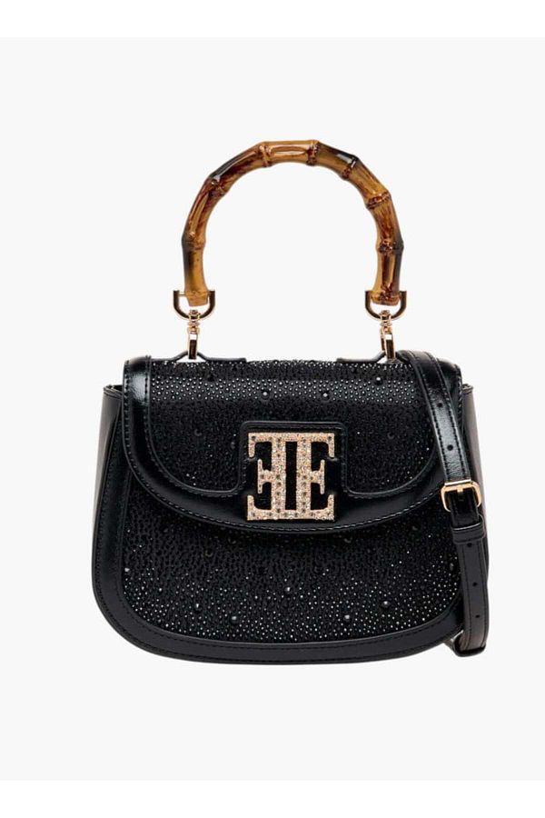 ELLE-Embellished Tote Bag with Top Handle and Adjustable Strap 1
