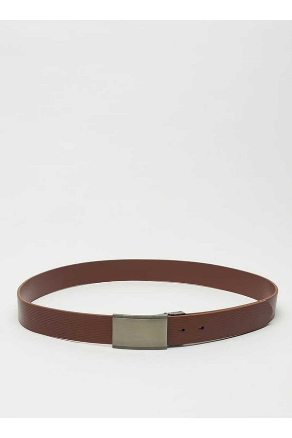 LBL by Shoexpress-LBL by Shoexpress Textured Reversible Belt with Pin Buckle Closure 1