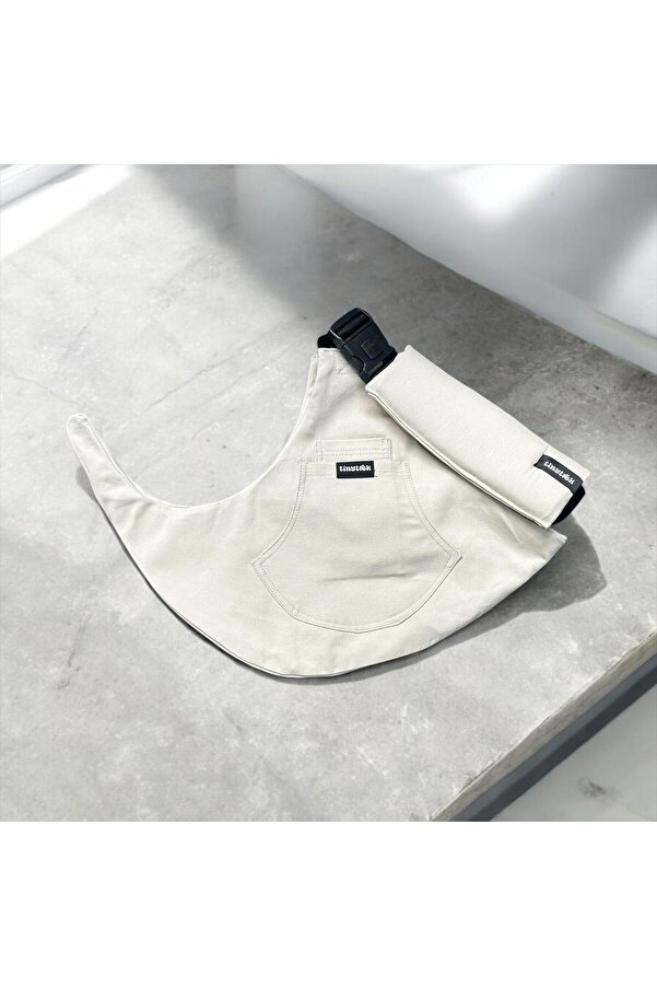 tinytrek Child Carrier-10 Ay-4 Yaş(max 18 kg)Kırık Beyaz Çocuk Taşıyıcı|Ana Kucağı-Sling-Yan Sling