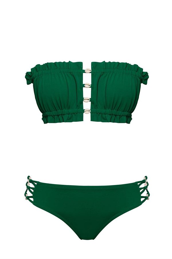 SAILOR moda-Gerafftes Muschel-Bikini-Set 1