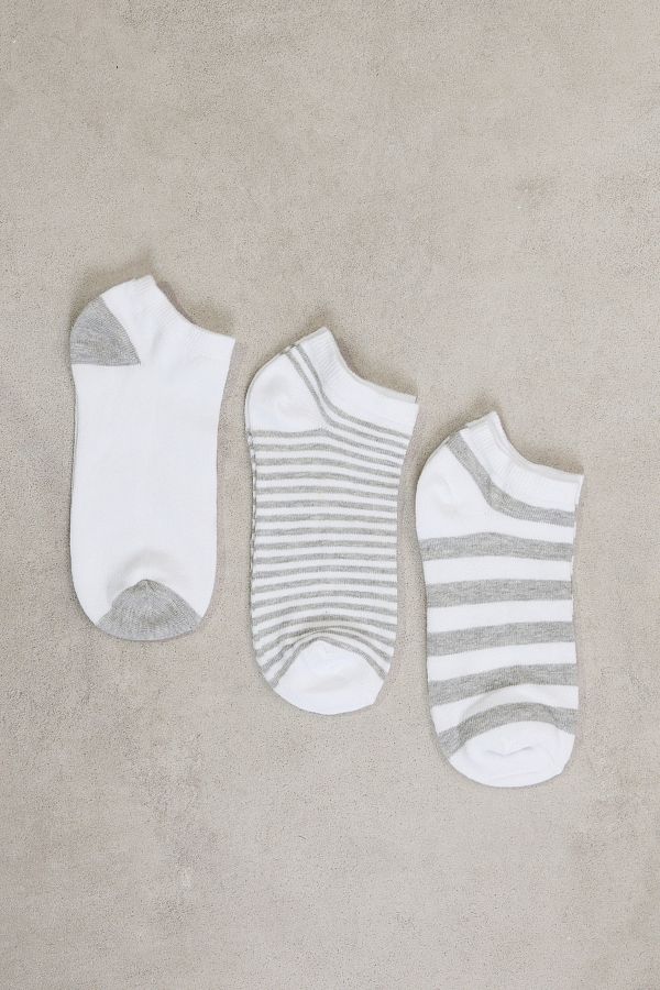 Addax-Çrp06 Model Patterned Booties Socks - Pack of 3 1