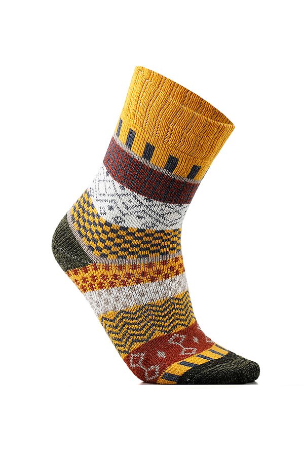 Techsport-Colorful Single Wool Socks - Soft and Warm Daily Use 1