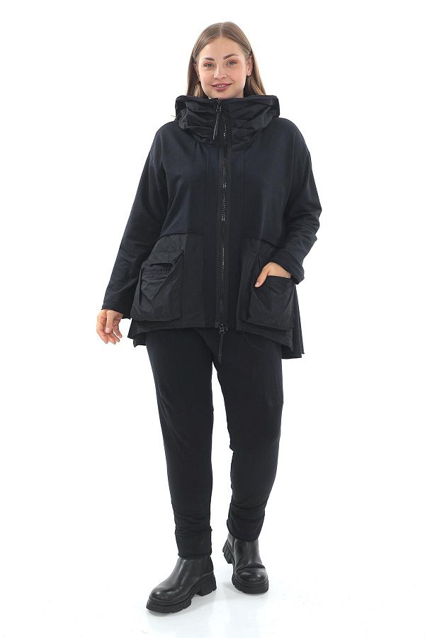 Zedd+ Plus-Black Jacket - 23677 Model 1